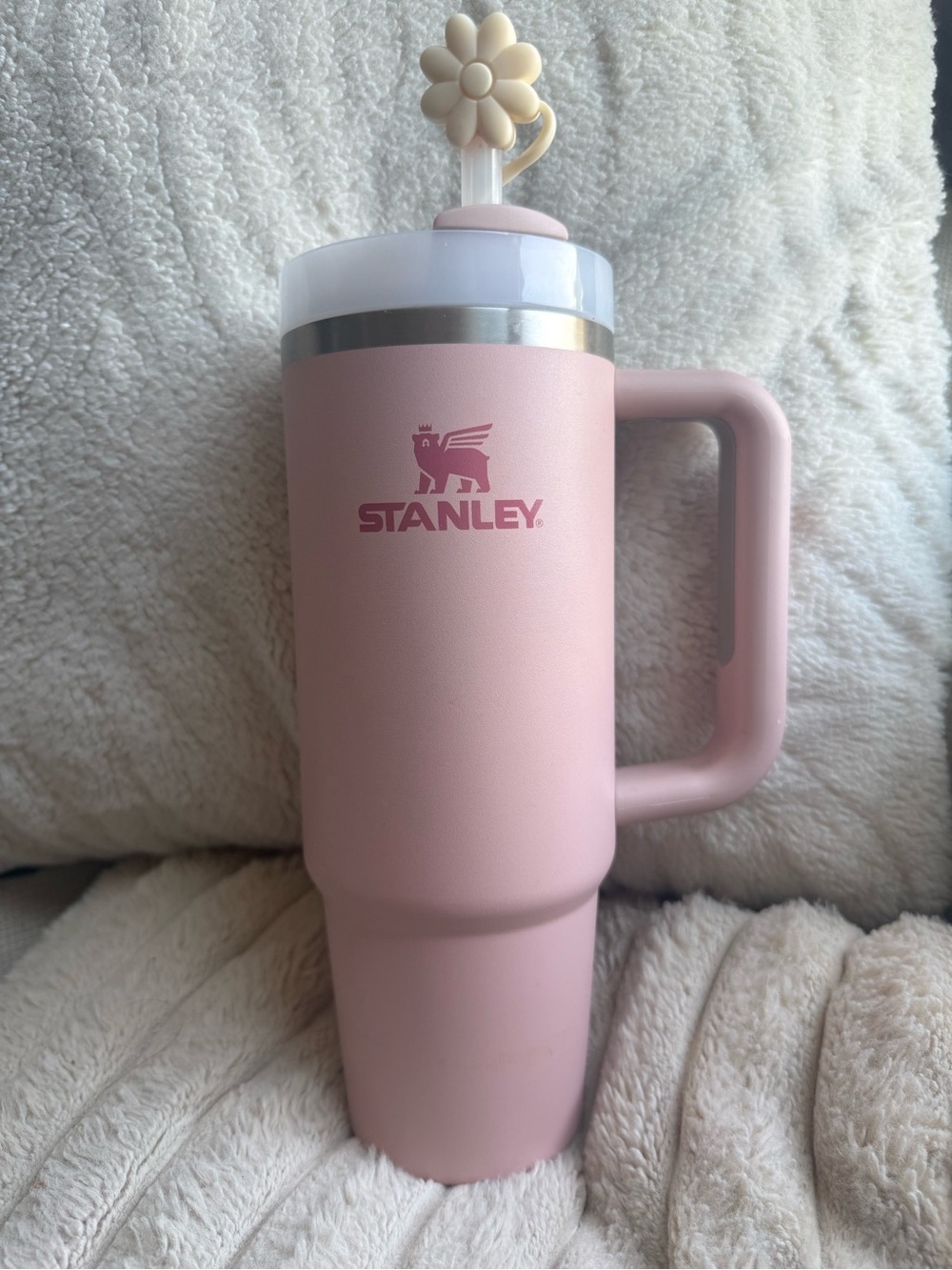 Stanley Blush Pink Insulated Bottle Bottom Detail